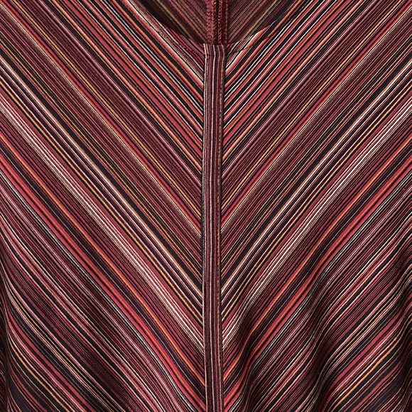 BCBGMaxazria Asymmetrical Striped Dress - Picture 5 of 10